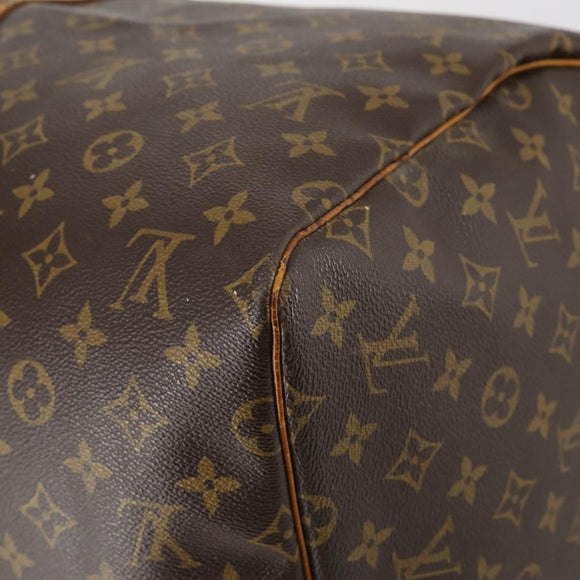 LOUIS VUITTON Monogram Keepall 55 Boston Bag M41424 LV Auth 143531