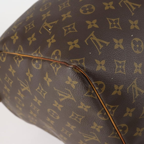 LOUIS VUITTON Monogram Keepall 55 Boston Tas M41424 LV Auth 143531