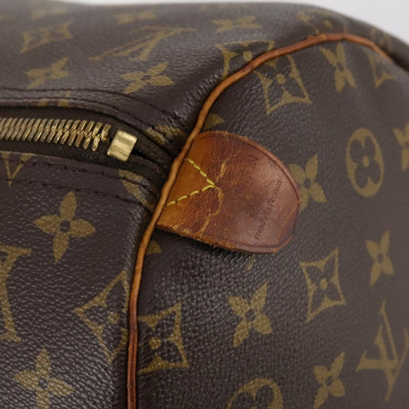 LOUIS VUITTON Monogram Keepall 55 Boston Tas M41424 LV Auth 143531
