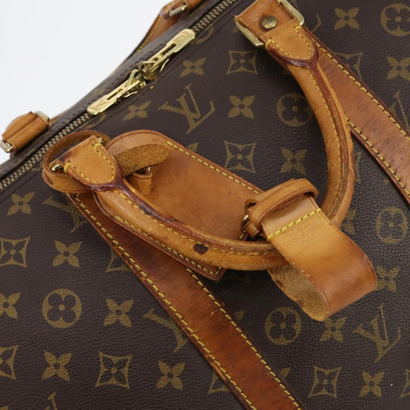 LOUIS VUITTON Monogram Keepall 55 Boston Tas M41424 LV Auth 143531
