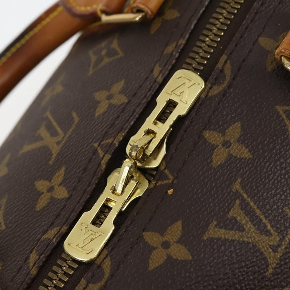 LOUIS VUITTON Monogram Keepall 55 Boston Tas M41424 LV Auth 143531