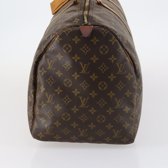 LOUIS VUITTON Monogram Keepall 55 Boston Bag M41424 LV Auth 143531