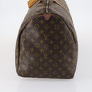 LOUIS VUITTON Monogram Keepall 55 Boston Tas M41424 LV Auth 143531-3