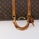 LOUIS VUITTON Monogram Keepall 55 Boston Tas M41424 LV Auth 143531-7