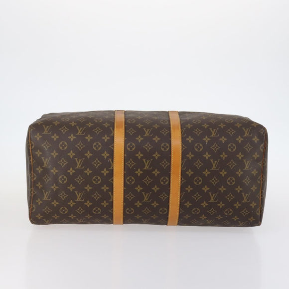LOUIS VUITTON Monogram Keepall 55 Boston Tas M41424 LV Auth 143531