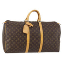 LOUIS VUITTON Monogram Keepall 55 Boston Bag M41424 LV Auth 143532-1