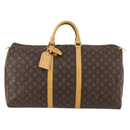 LOUIS VUITTON Monogram Keepall 55 Boston Bag M41424 LV Auth 143532-13