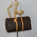 LOUIS VUITTON Monogram Keepall 55 Boston Bag M41424 LV Auth 143532-22