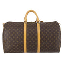 LOUIS VUITTON Monogram Keepall 55 Boston Bag M41424 LV Auth 143532-2