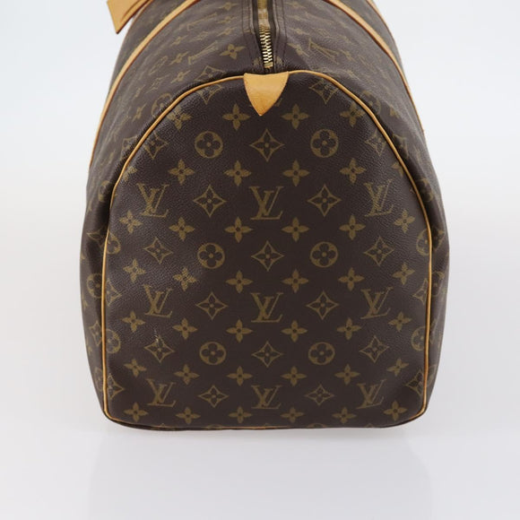 LOUIS VUITTON Monogram Keepall 55 Boston Bag M41424 LV Auth 143532