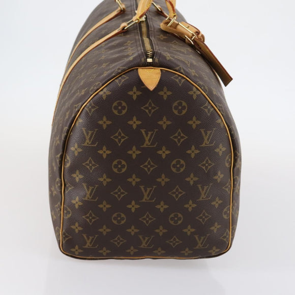 LOUIS VUITTON Monogram Keepall 55 Boston Bag M41424 LV Auth 143532