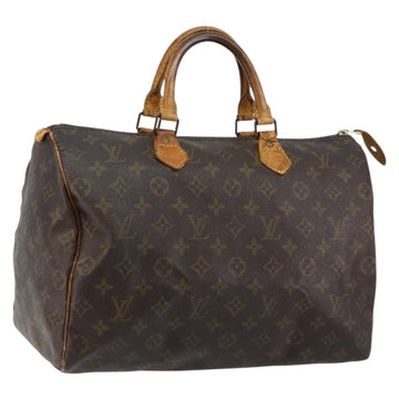 LOUIS VUITTON Monogram Speedy 35 Hand Bag M41524 LV Auth 143533