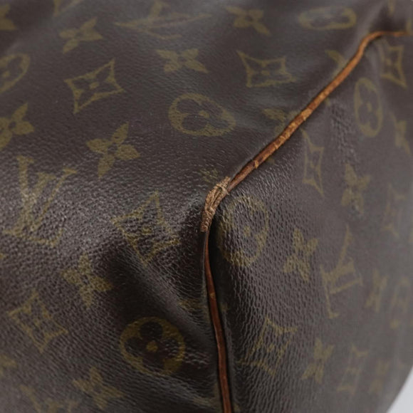 LOUIS VUITTON Monogram Speedy 35 Hand Bag M41524 LV Auth 143533