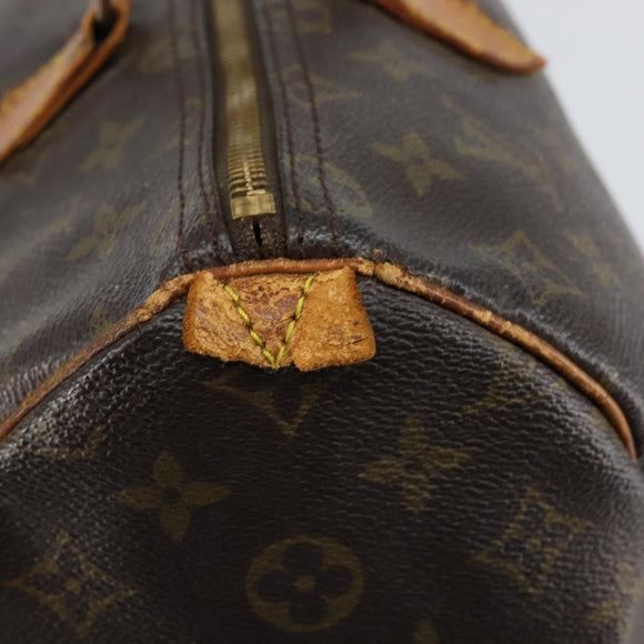 LOUIS VUITTON Monogram Speedy 35 Hand Bag M41524 LV Auth 143533