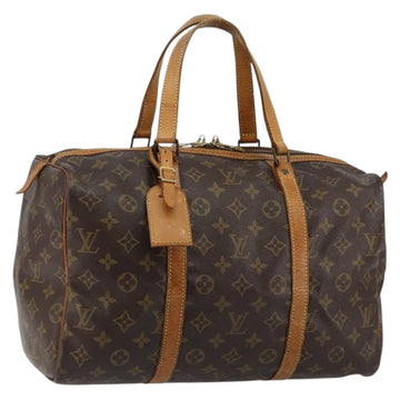 LOUIS VUITTON Monogram Sac Souple 35 Boston Bag M41626 LV Auth 143534