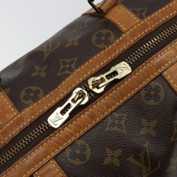 LOUIS VUITTON Monogram Sac Souple 35 Boston Bag M41626 LV Auth 143534