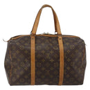 LOUIS VUITTON Monogram Sac Souple 35 Boston Bag M41626 LV Auth 143534-2