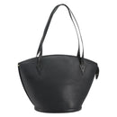 LOUIS VUITTON Epi Saint Jacques Shopping Bag Black M52262 LV Auth 143543-1