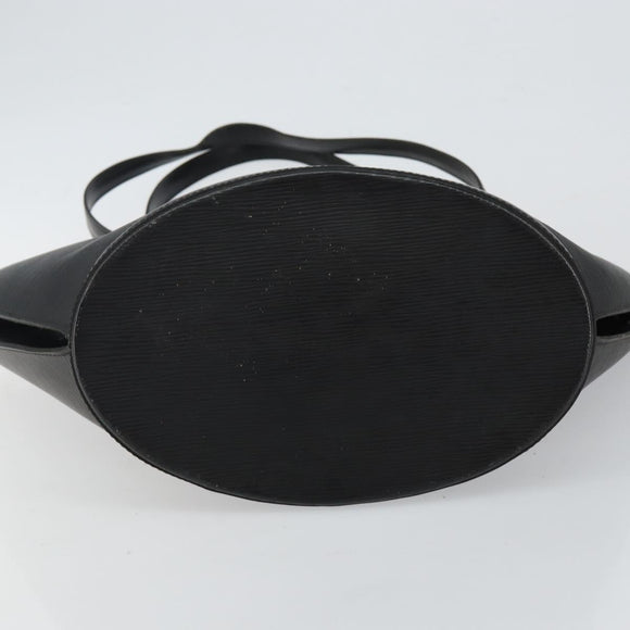 LOUIS VUITTON Epi Saint Jacques Shopping Bag Black M52262 LV Auth 143543