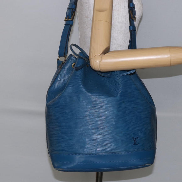 LOUIS VUITTON Epi Noe Shoulder Bag Toledo Blue M44005 LV Auth 143546