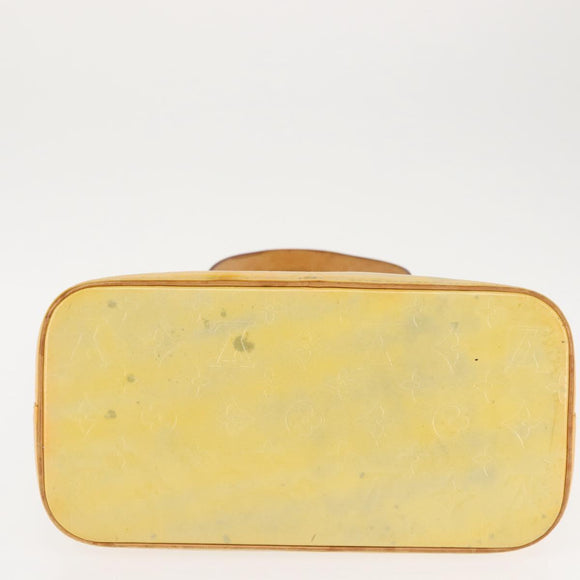 LOUIS VUITTON Monogram Vernis Houston Hand Bag Gris M91053 LV Auth 143547