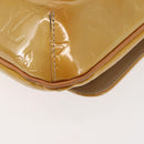 LOUIS VUITTON Monogram Vernis Thompson Street Bag Beige M91301 LV Auth 143548-16