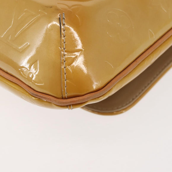 LOUIS VUITTON Monogram Vernis Thompson Street Bag Beige M91301 LV Auth 143548