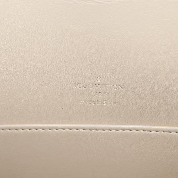 LOUIS VUITTON Monogram Vernis Thompson Street Bag Beige M91301 LV Auth 143548