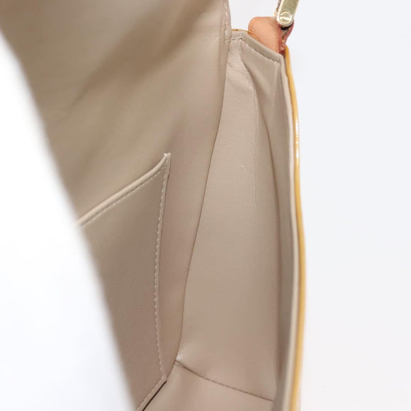 LOUIS VUITTON Monogram Vernis Thompson Street Bag Beige M91301 LV Auth 143548