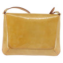 LOUIS VUITTON Monogram Vernis Thompson Street Bag Beige M91301 LV Auth 143548-2