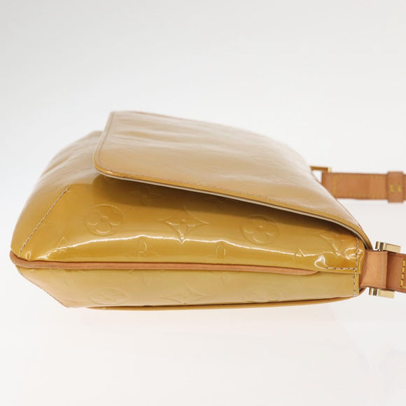 LOUIS VUITTON Monogram Vernis Thompson Street Bag Beige M91301 LV Auth 143548