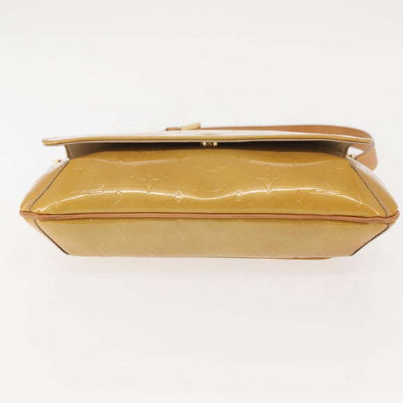 LOUIS VUITTON Monogram Vernis Thompson Street Bag Beige M91301 LV Auth 143548