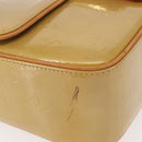 LOUIS VUITTON Monogram Vernis Christie GM Shoulder Bag Beige M91147 Auth 143549-10