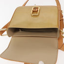 LOUIS VUITTON Monogram Vernis Christie GM Shoulder Bag Beige M91147 Auth 143549-18