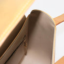 LOUIS VUITTON Monogram Vernis Christie GM Shoulder Bag Beige M91147 Auth 143549-20