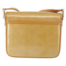 LOUIS VUITTON Monogram Vernis Christie GM Shoulder Bag Beige M91147 Auth 143549-2