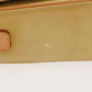 LOUIS VUITTON Monogram Vernis Christie GM Shoulder Bag Beige M91147 Auth 143549-5