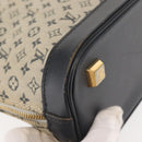LOUIS VUITTON Monogram Mini Alma Haut Hand Bag Blue M92202 LV Auth 143550-15