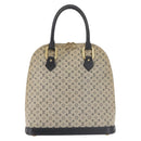 LOUIS VUITTON Monogram Mini Alma Haut Hand Bag Blue M92202 LV Auth 143550-13