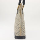 LOUIS VUITTON Monogram Mini Alma Haut Hand Bag Blue M92202 LV Auth 143550-3