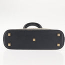 LOUIS VUITTON Monogram Mini Alma Haut Hand Bag Blue M92202 LV Auth 143550-5