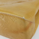 LOUIS VUITTON Monogram Vernis Reade PM Hand Bag Beige M91334 LV Auth 143551-16