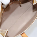 LOUIS VUITTON Monogram Vernis Reade PM Hand Bag Beige M91334 LV Auth 143551-11