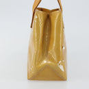 LOUIS VUITTON Monogram Vernis Reade PM Hand Bag Beige M91334 LV Auth 143551-4