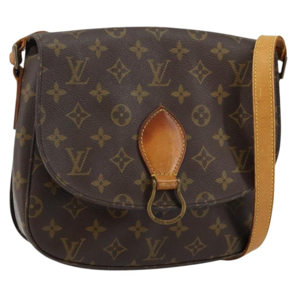 LOUIS VUITTON Monogram Saint Cloud GM Shoulder Bag M51242 LV Auth 143553