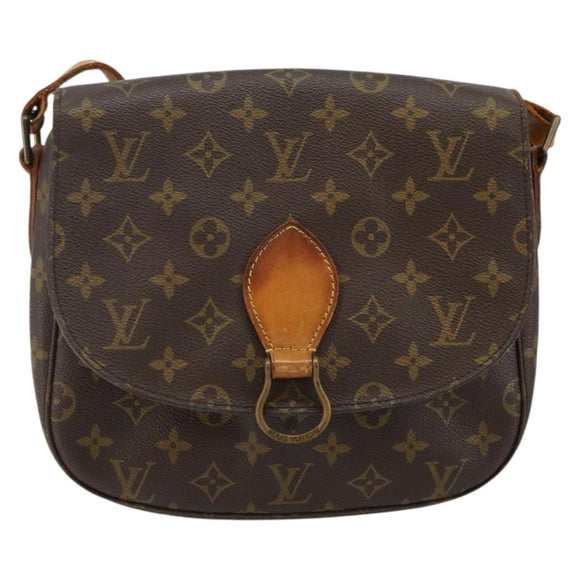 LOUIS VUITTON Monogram Saint Cloud GM Shoulder Bag M51242 LV Auth 143553