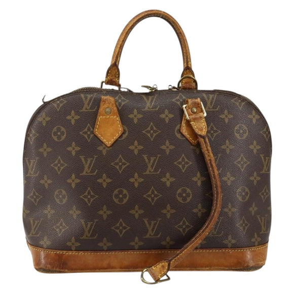LOUIS VUITTON Monogram Alma Hand Bag M51130 LV Auth 143554