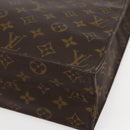 LOUIS VUITTON Monogram Sac Plat Hand Bag M51140 LV Auth 143558-8