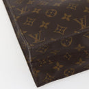 LOUIS VUITTON Monogram Sac Plat Hand Bag M51140 LV Auth 143558-15