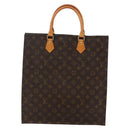LOUIS VUITTON Monogram Sac Plat Hand Bag M51140 LV Auth 143558-13